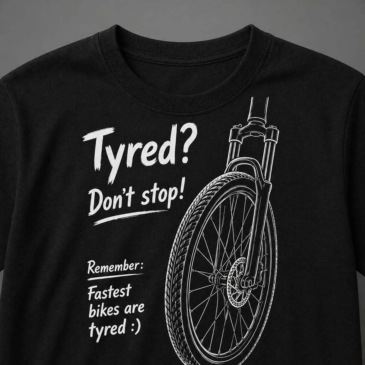 Fastest Bikes Tyred Unisex Staple T-Shirt