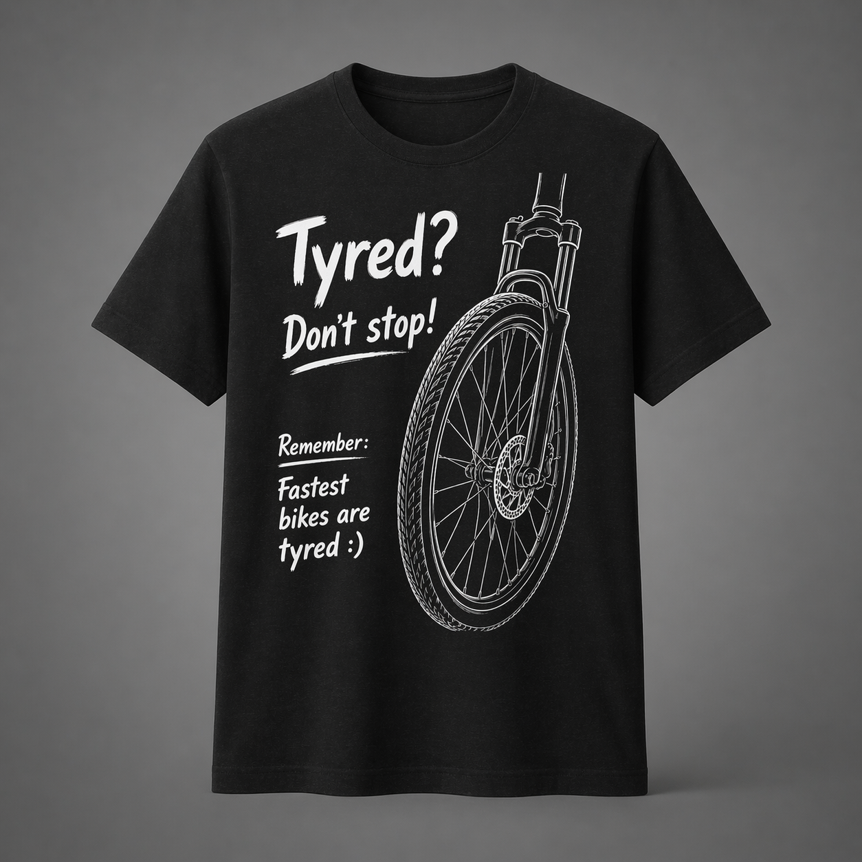 Fastest Bikes Tyred Unisex Staple T-Shirt