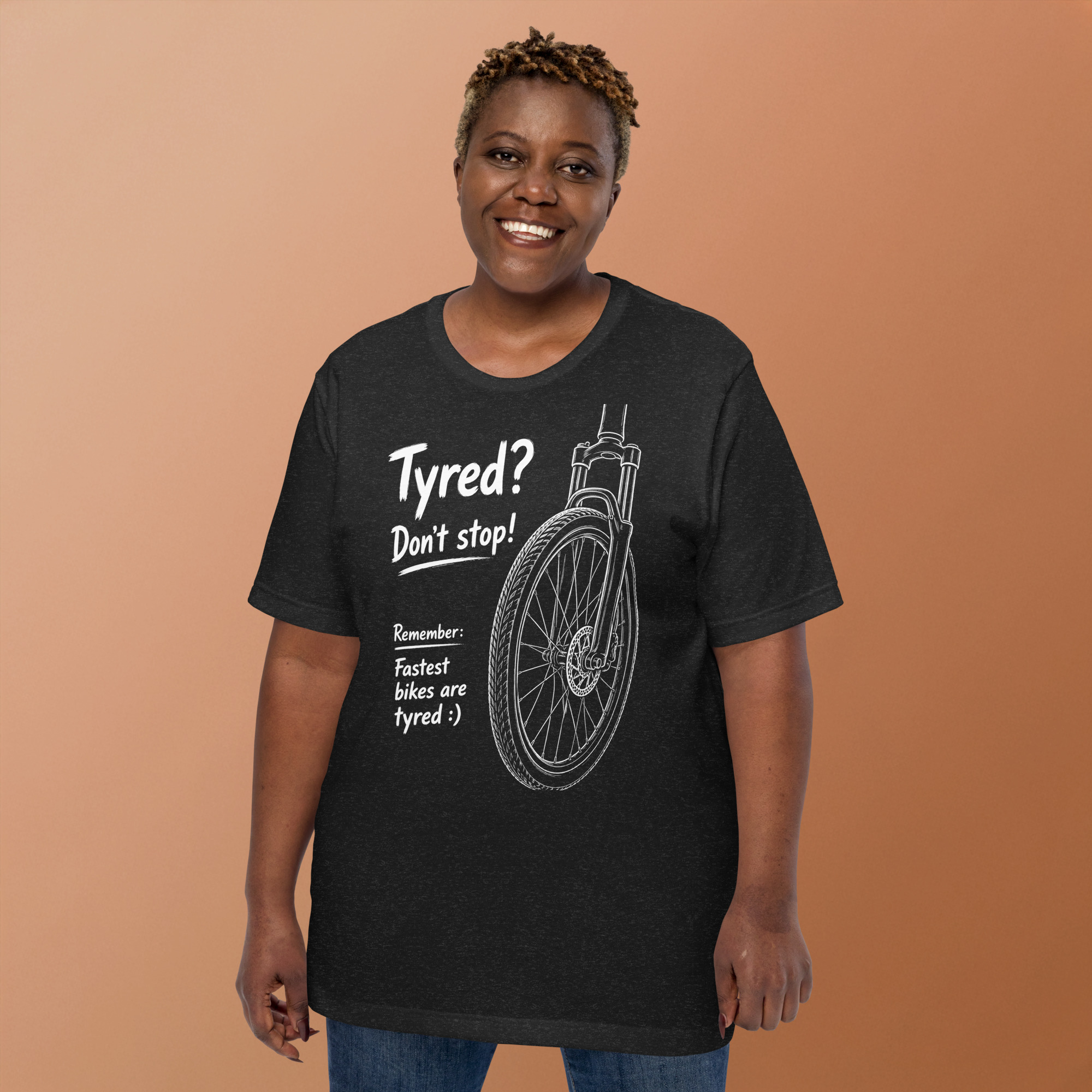 Fastest Bikes Tyred Unisex Staple T-Shirt