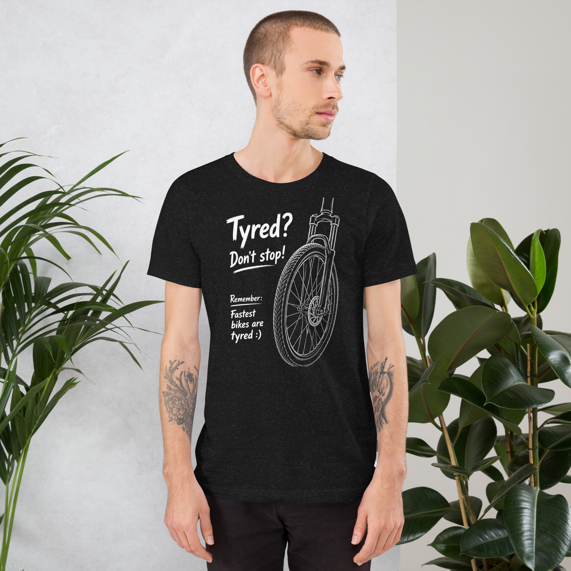 Fastest Bikes Tyred Unisex Staple T-Shirt
