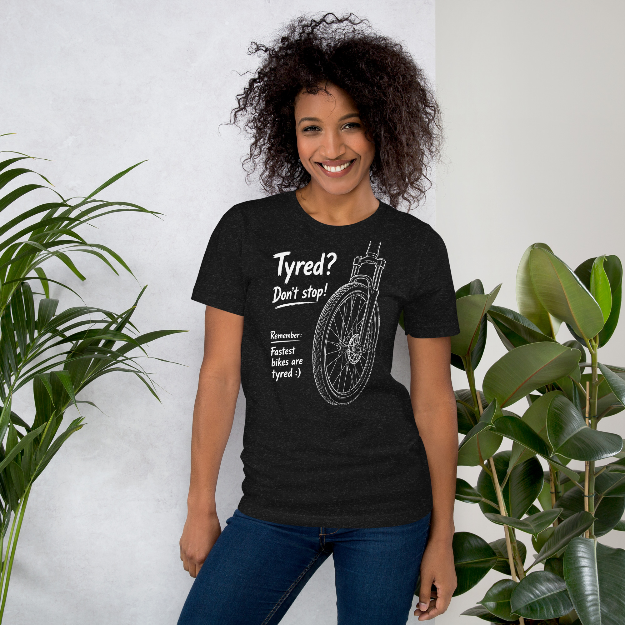 Fastest Bikes Tyred Unisex Staple T-Shirt