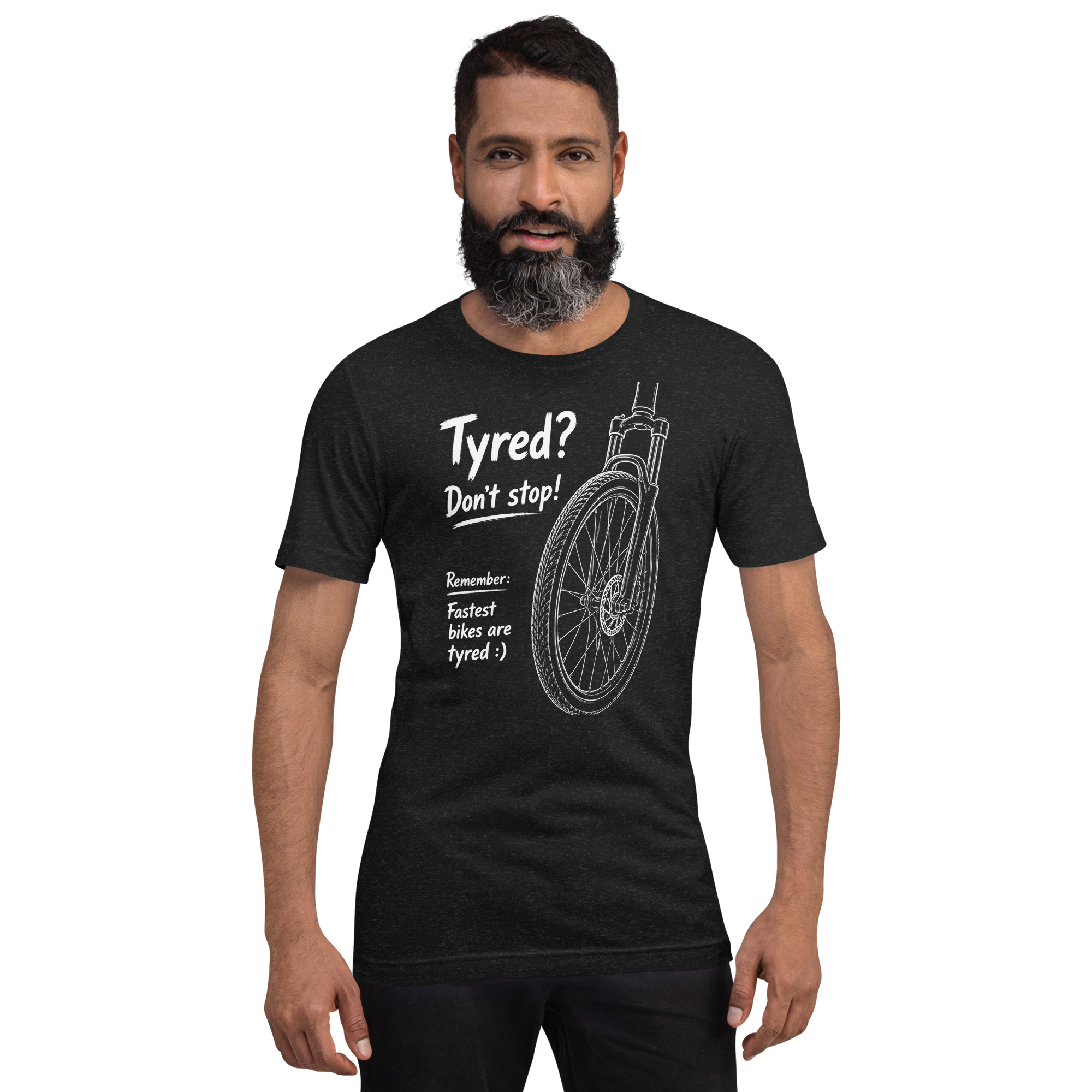 Fastest Bikes Tyred Unisex Staple T-Shirt