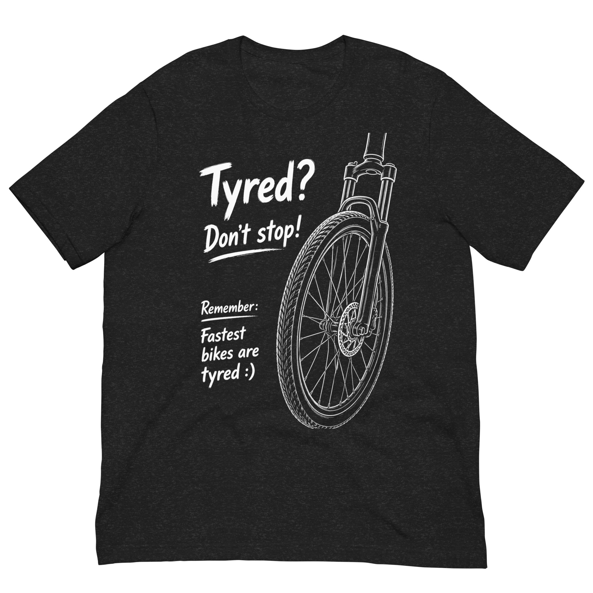 Fastest Bikes Tyred Unisex Staple T-Shirt