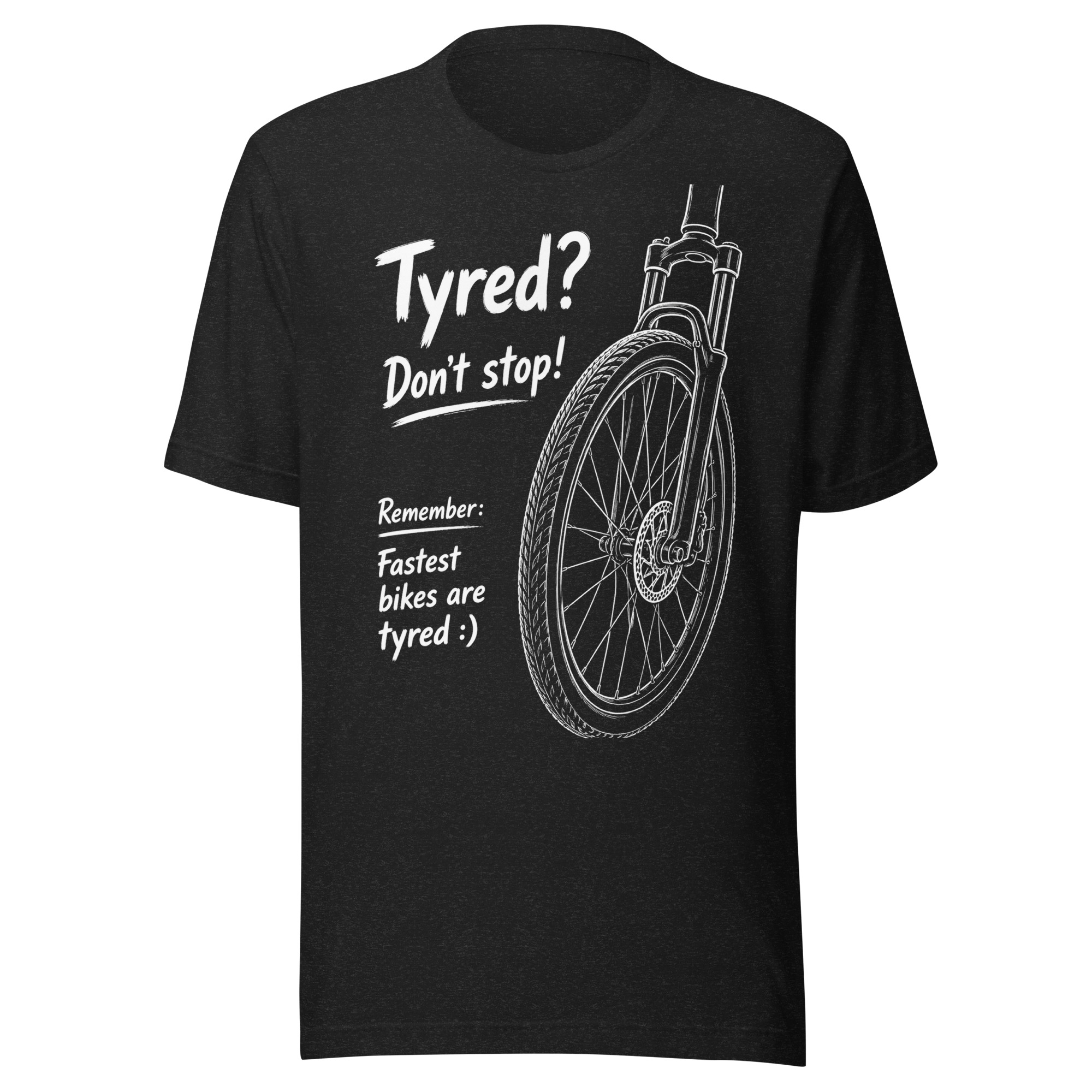 Fastest Bikes Tyred Unisex Staple T-Shirt