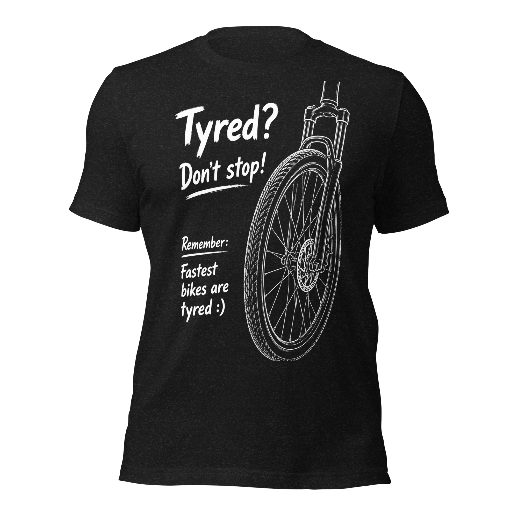 Fastest Bikes Tyred Unisex Staple T-Shirt