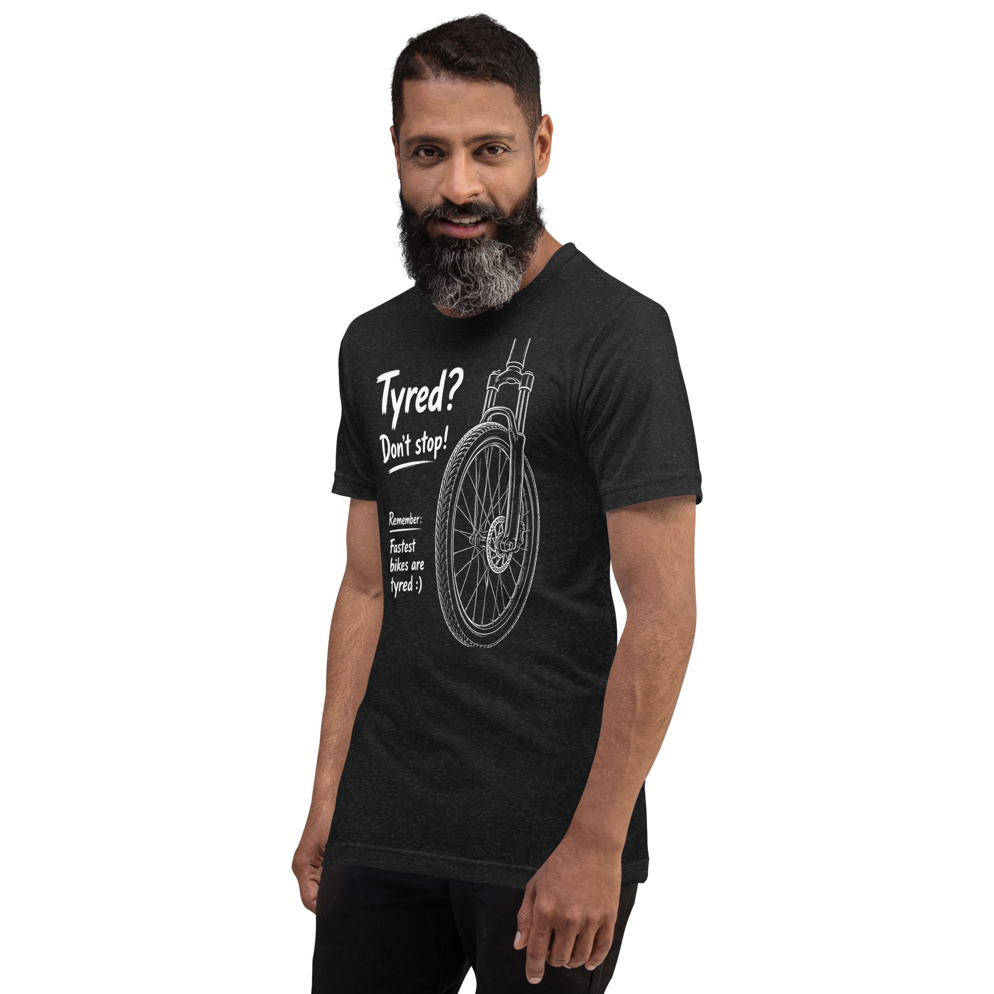 Fastest Bikes Tyred Unisex Staple T-Shirt
