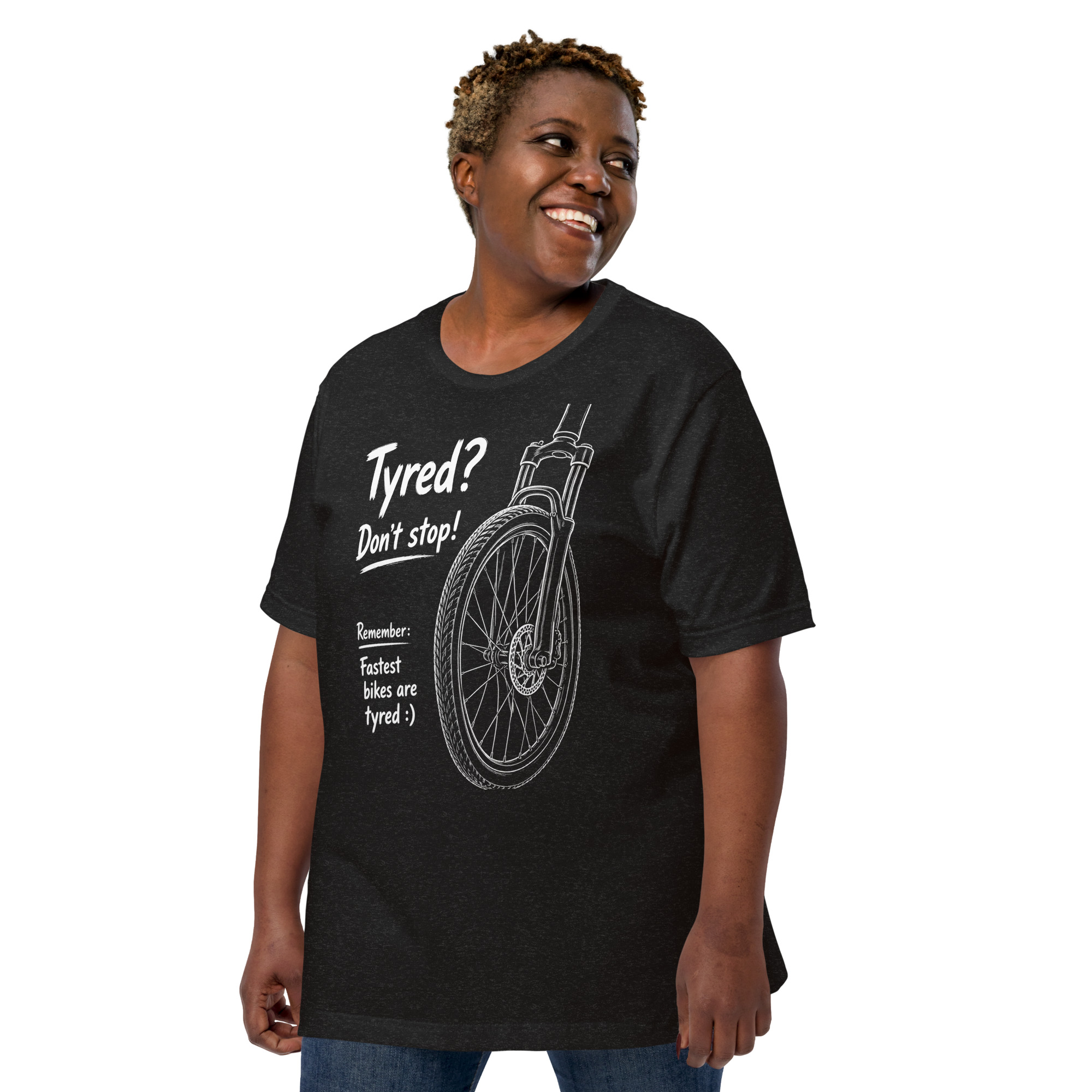 Fastest Bikes Tyred Unisex Staple T-Shirt
