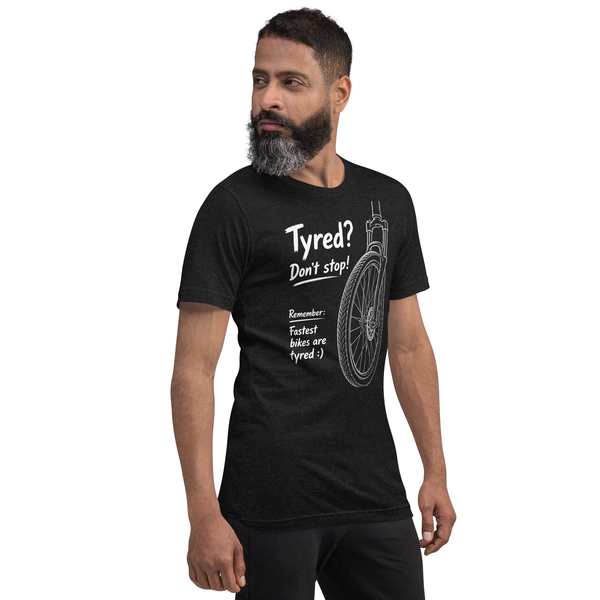 Fastest Bikes Tyred Unisex Staple T-Shirt