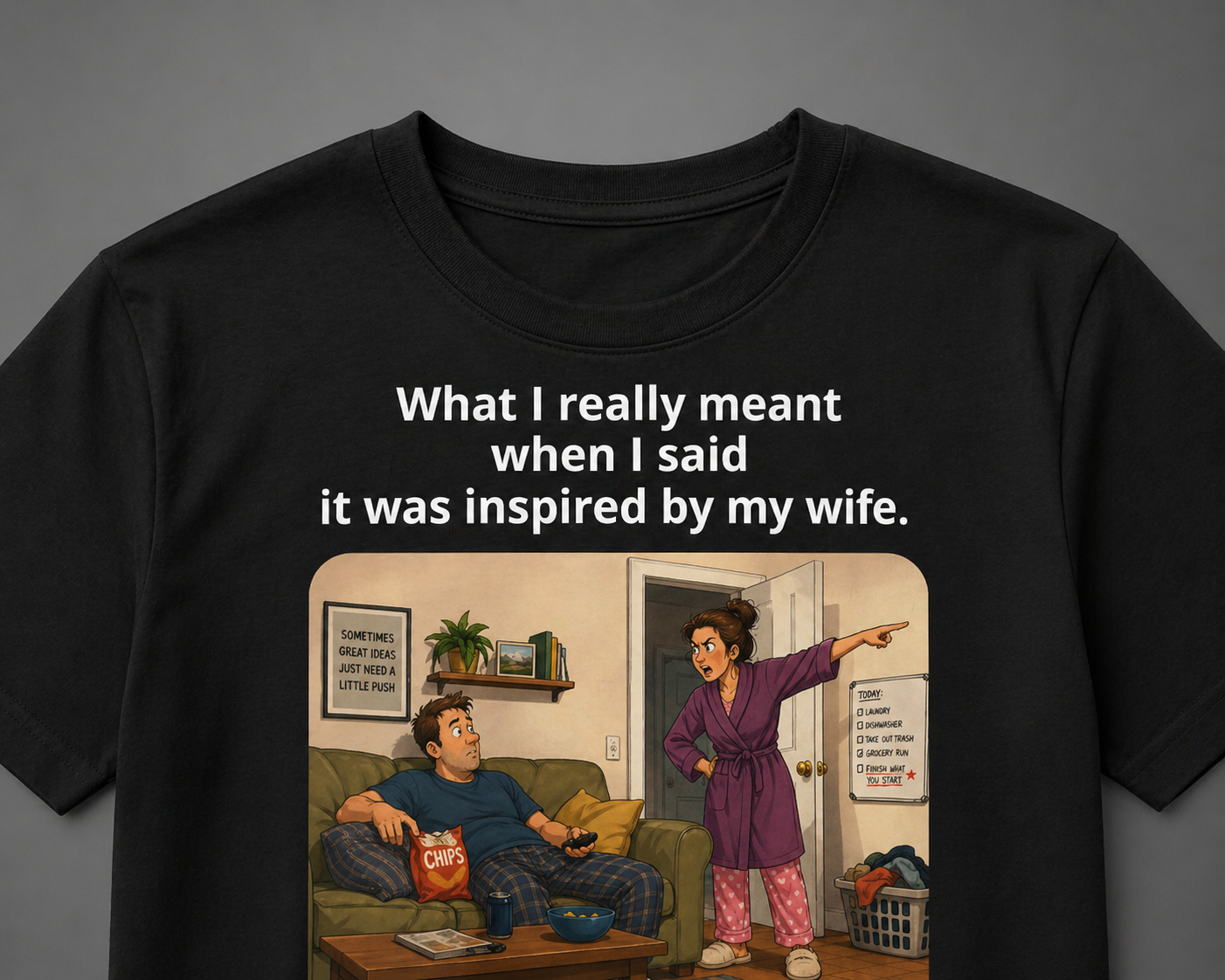 Inspired by My Wife Short-Sleeve Unisex T-Shirt