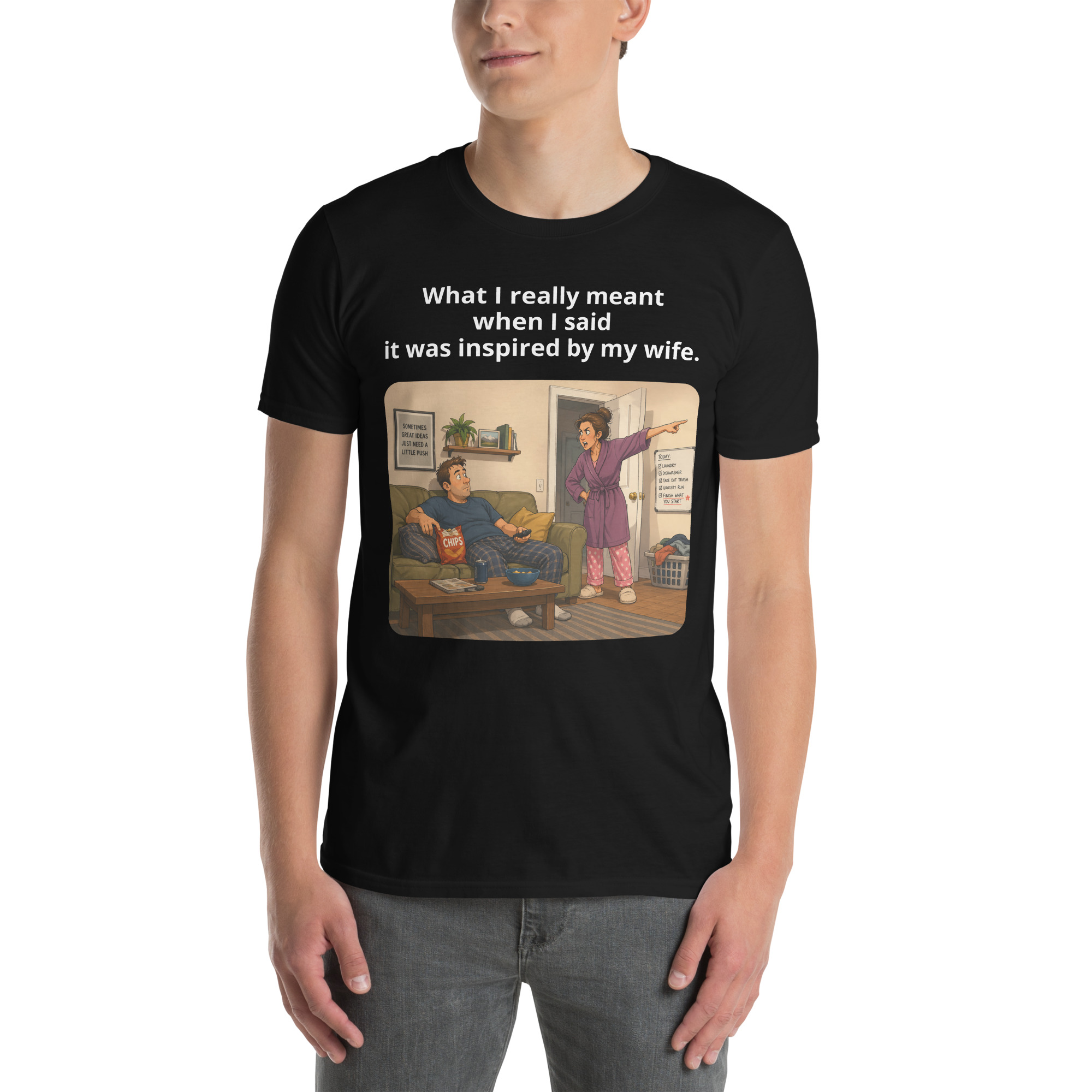 Inspired by My Wife Short-Sleeve Unisex T-Shirt